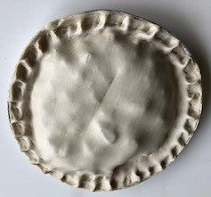 Glazed ham, chicken, leek and tarragon pie